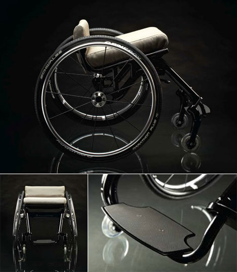 Nomad, fauteuil roulant d'utilisation facilite
