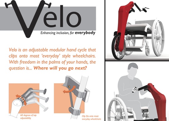 Handibike Velo Modular de Mark Wafforne